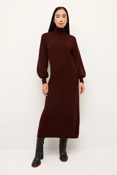Marie Oliver Misha Dress In Bordeaux