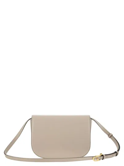 Furla Sfera Vanilla Shoulder Bag In Smooth Leather
