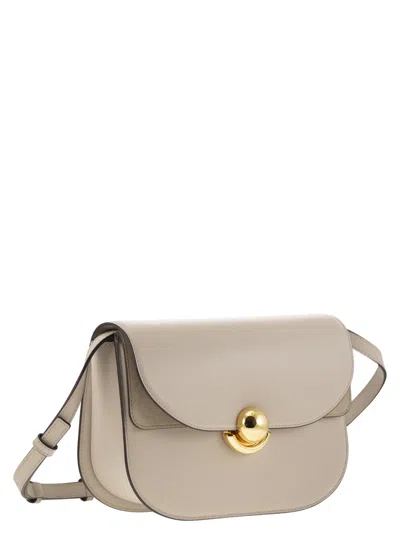 Furla Sfera Vanilla Shoulder Bag In Smooth Leather