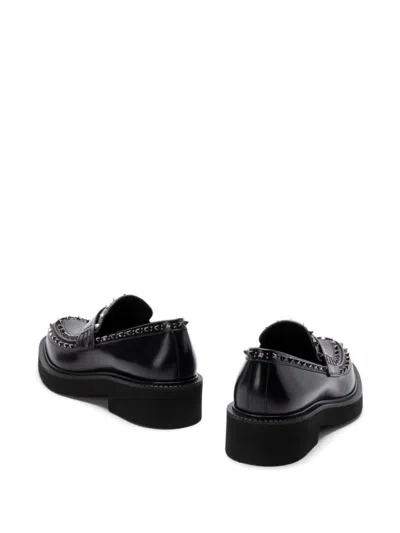 Shop Valentino Garavani Flat Shoes In Black