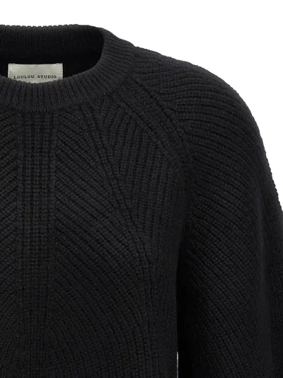 Loulou Studio Aranos Jacquard-knit Cashmere Sweater