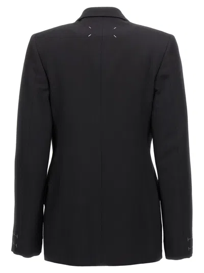 Maison Margiela Double-breasted Blazer Blazer And Suits Black