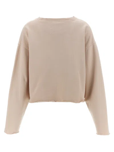 Maison Margiela Women Logo Embroidery Sweatshirt