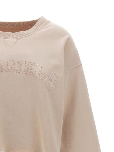 Maison Margiela Women Logo Embroidery Sweatshirt