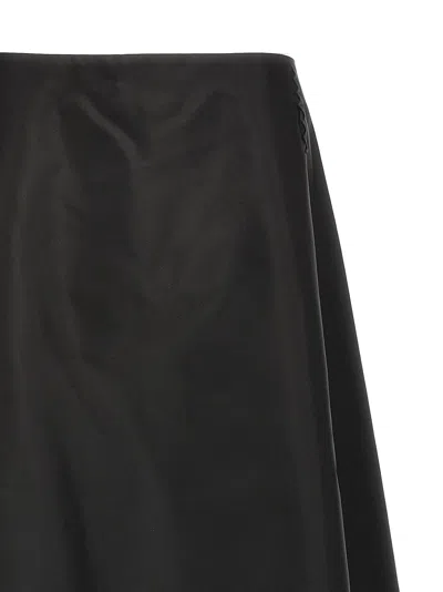 Marni Black Asymmetric Trapeze Skirt