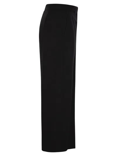 Shop Max Mara Studio Burano Wool Cropped Trousers