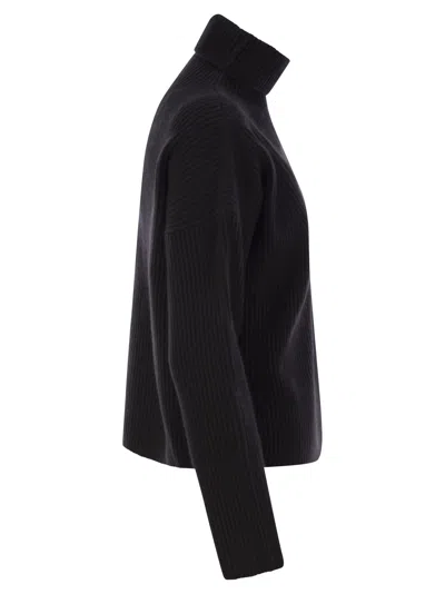 Shop Max Mara Studio Golia Wool And Cashmere Turtleneck Sweater