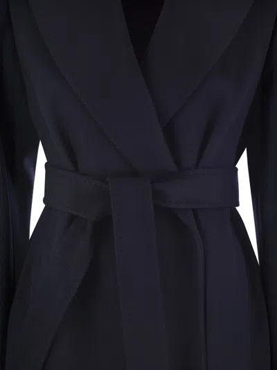 Shop Max Mara Studio Loriana Wool Drap Coat