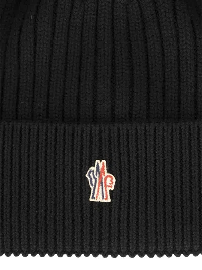 Shop Moncler Grenoble Ribbed Wool Cap