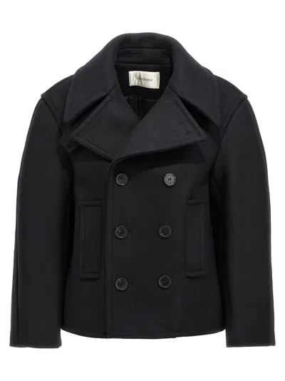 Saint Laurent Oversize Pea Coat