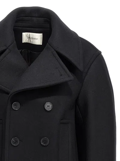 Saint Laurent Oversize Pea Coat