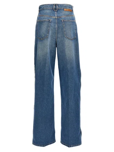 Stella Mccartney Popper-studded Bootcut Denim Jeans