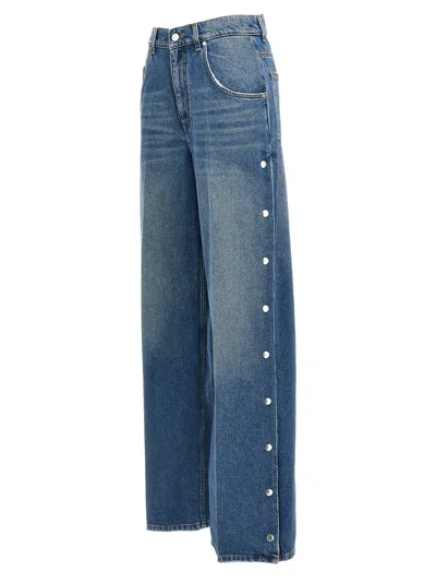 Stella Mccartney Popper-studded Bootcut Denim Jeans