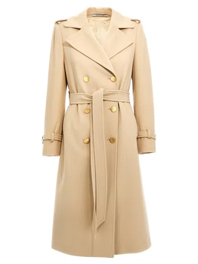 Tagliatore 'luanne' Belted Double-breasted Coat
