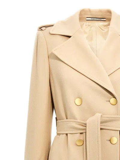 Tagliatore 'luanne' Belted Double-breasted Coat