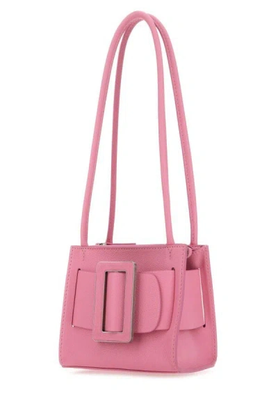 Shop Boyy Women Pink Leather Bobby 18 Soft Shoulder Bag