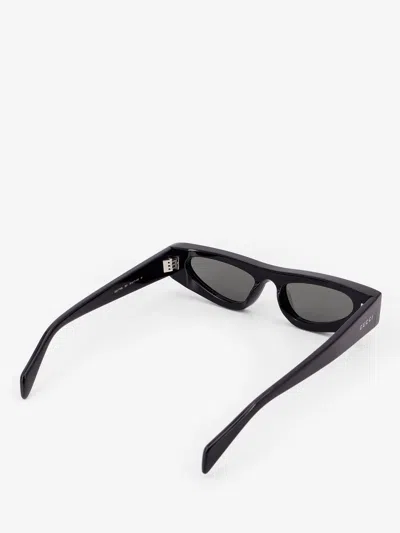 Gucci Acetate Sunglasses With Engraved Logo On The Side In Black