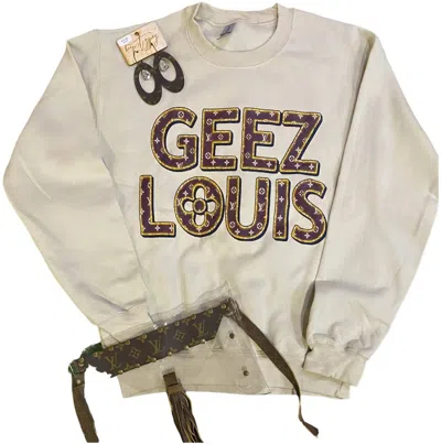Duck Creation Women's Geez Louis Mono Sweatshirt In Sand In Beige