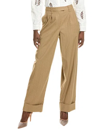 Rag & Bone Marianne Wool Pant In Brown