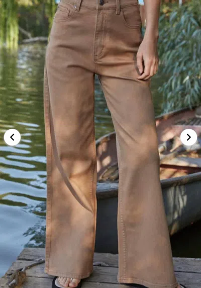 By Together Desert Racer Pant In Camel In Brown