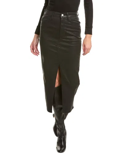 Hudson Jeans Reconstructed Skirt In Black