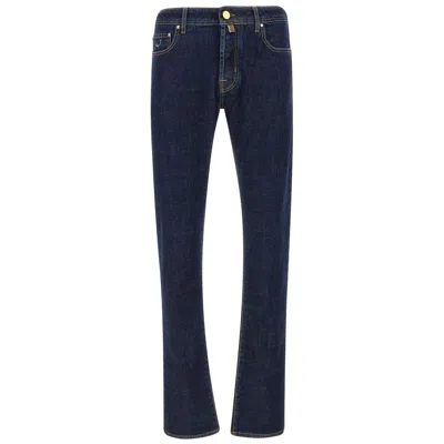 Jacob Cohen 5 Pockets Denim Pants In Blue