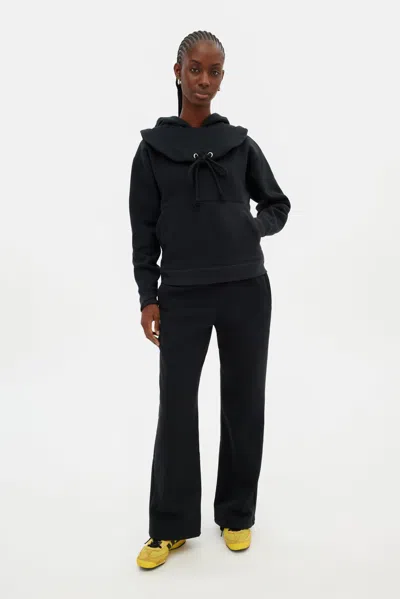 Girlfriend Collective Black Thea Detachable Hoodie