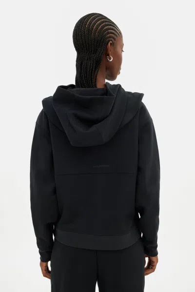 Girlfriend Collective Black Thea Detachable Hoodie