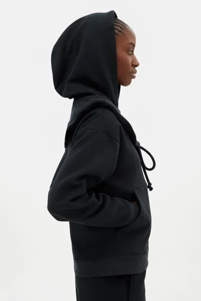 Girlfriend Collective Black Thea Detachable Hoodie