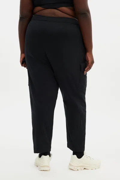 Shop Girlfriend Collective Black Winslow Cargo Sweatpant