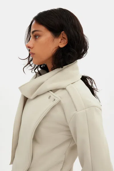 Girlfriend Collective Bone Jaya Scarf Sweatshirt