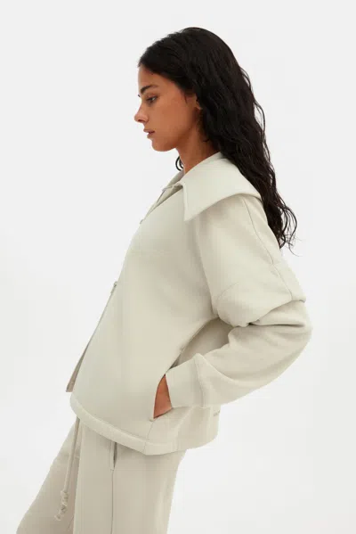 Girlfriend Collective Bone Macie Layered Jacket