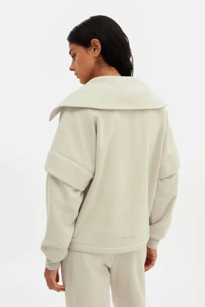 Girlfriend Collective Bone Macie Layered Jacket