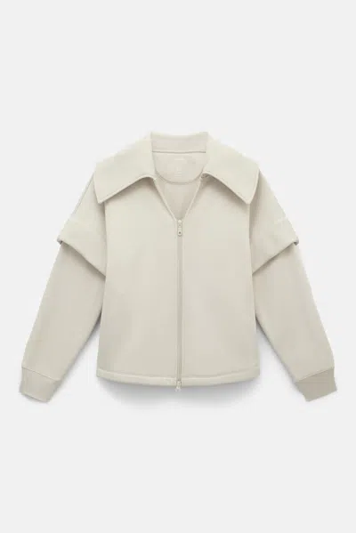 Girlfriend Collective Bone Macie Layered Jacket