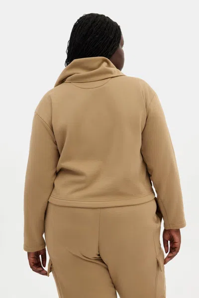 Girlfriend Collective Brulee Jaya Scarf Sweatshirt