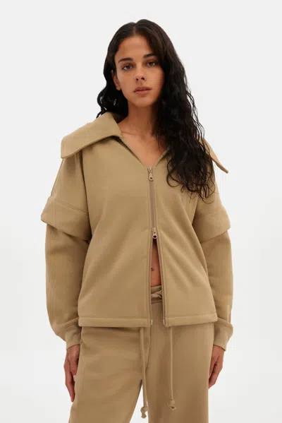 Girlfriend Collective Brulee Macie Layered Jacket