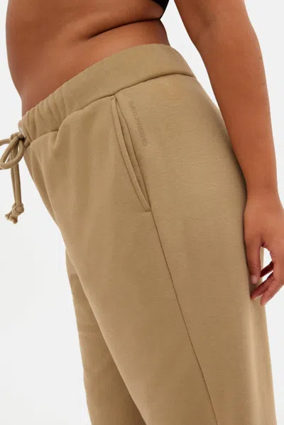 Girlfriend Collective Brulee Millie Straight Leg Sweatpant