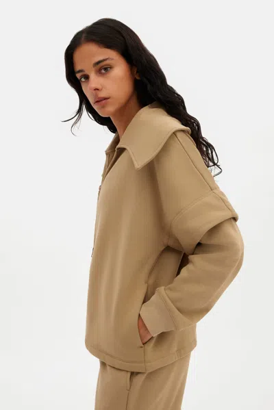 Girlfriend Collective Brulee Macie Layered Jacket
