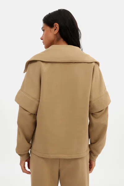 Girlfriend Collective Brulee Macie Layered Jacket