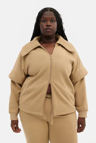 Girlfriend Collective Brulee Macie Layered Jacket