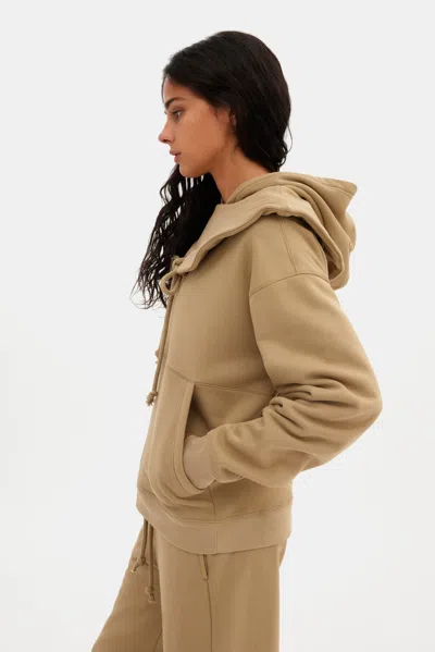 Girlfriend Collective Brulee Thea Detachable Hoodie