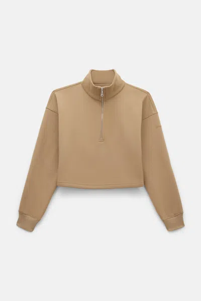 Girlfriend Collective Brulee Vega Half-zip Sweatshirt