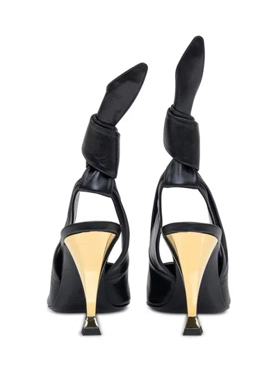 Givenchy Beauw Black Sling Pumps In Black