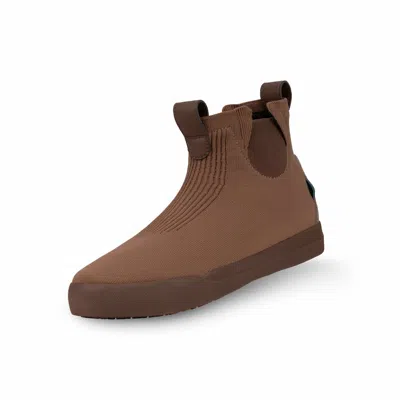 Shop Vessi Footwear Men's Weekend Chelsea In Dark Teak