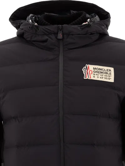 Shop Moncler Grenoble Tricot Down Jacket