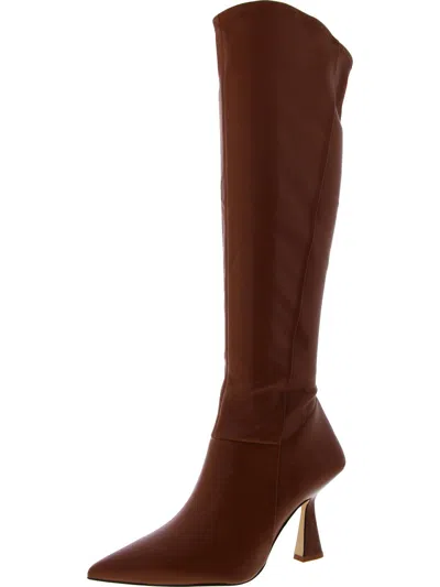 Sarto Franco Sarto Alta Womens Faux Leaher Pointed Toe Knee-high Boots In Multi