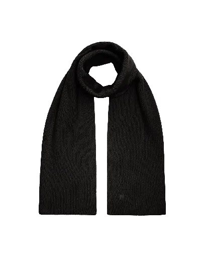 Shop Pangaia Dna Recycled Cashmere Scarf — Black