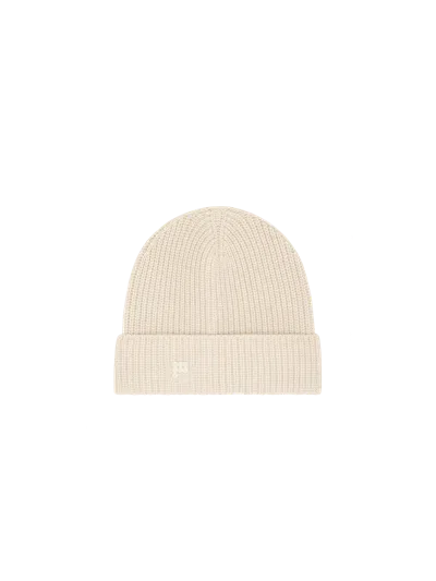 Pangaia Dna Recycled Cashmere Beanie In White