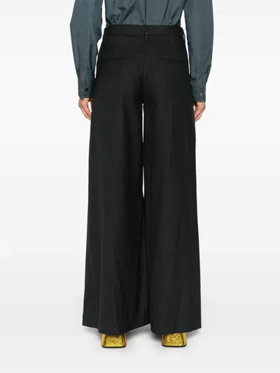 Theory Women's Wool Flannel Ultra Wide-leg Pants