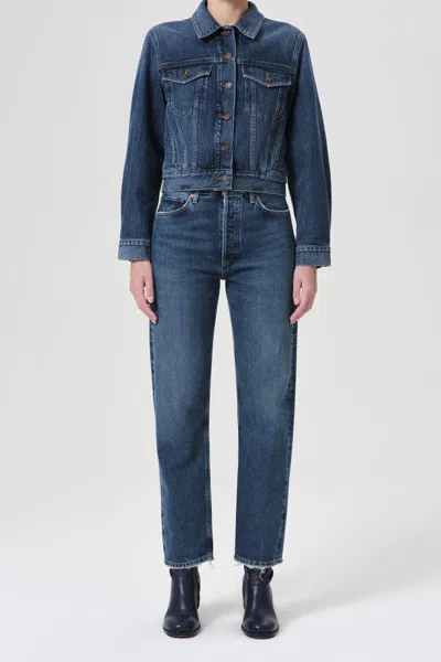 Agolde 90's Pinch Waist High Rise Straight In Range